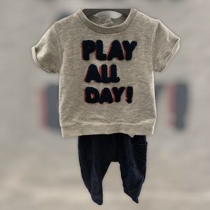 Petit Lem  2 piece outfit 6 mos